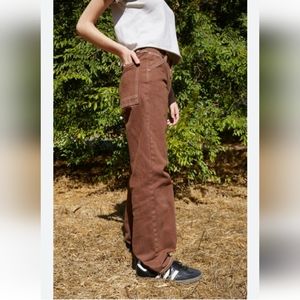 John Galt Brown Carpenter Pants